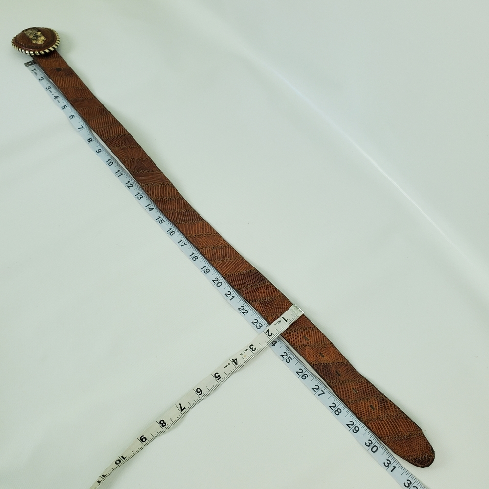 ACME Lizard Large Removable Buckle Belt Like New! - Picture 8 of 8